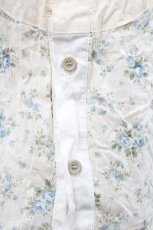 画像3: MILKBOY / フラワー切替シャツ S ベージュＸ青 I-26-04-29-045-MB-BL-SA-ZI (3)