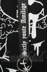 画像4: Amilige / テディベアプリントパーカー  黒ｘ白 I-26-04-29-048-PU-TO-SA-ZI (4)