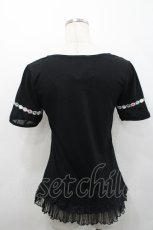 画像2: axes femme / お花レースプルオーバー M 黒 I-26-04-29-001-AX-TO-TE-ZI (2)