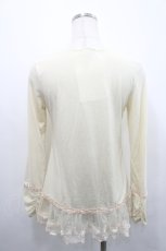 画像2: axes femme / バラ付きインナープルオーバー M 生成り I-26-04-29-005-AX-TO-TE-ZI (2)