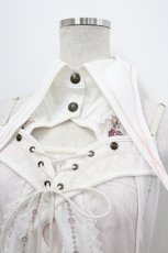 画像2: Ozz oneste / 薔薇刺繍&胸元編み上げキャミトップス  白Ｘピンク I-26-04-29-052-OO-TO-SA-ZI (2)