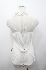 画像3: Ozz oneste / 薔薇刺繍&胸元編み上げキャミトップス  白Ｘピンク I-26-04-29-052-OO-TO-SA-ZI (3)