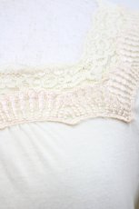 画像3: axes femme / バラ付きインナープルオーバー M 生成り I-26-04-29-005-AX-TO-TE-ZI (3)