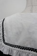 画像4: Rojita / 袖レース切り替えセーラー襟ワンピース  黒Ｘ白 I-26-04-29-064-LO-OP-SA-ZI (4)