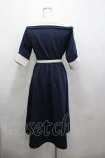 画像3: an another angelus / オフショルバイカラーワンピース F ネイビーＸ白 I-26-04-29-066-CA-OP-SA-ZI (3)