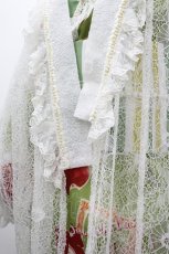 画像6: ZJ Story（海外ロリータブランド） / りんご&額縁ストライプ柄着物セット  グリーン I-26-04-29-069-LO-OP-SA-ZI (6)