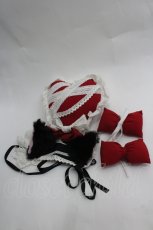 画像6: DOLLS PARTY / 絆創膏刺繍着物セット  黒Ｘアイボリー I-26-04-29-072-LO-OP-SA-ZI (6)