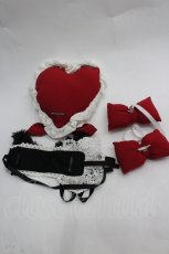 画像7: DOLLS PARTY / 絆創膏刺繍着物セット  黒Ｘアイボリー I-26-04-29-072-LO-OP-SA-ZI (7)