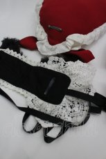 画像8: DOLLS PARTY / 絆創膏刺繍着物セット  黒Ｘアイボリー I-26-04-29-072-LO-OP-SA-ZI (8)