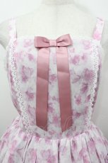 画像2: axes femme kawaii / ブルーミングガーデンジャンパースカート M ピンク I-26-04-29-077-AX-OP-TE-ZI (2)