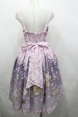 画像3: axes femme kawaii / ブルーミングガーデンジャンパースカート M ピンク I-26-04-29-077-AX-OP-TE-ZI (3)