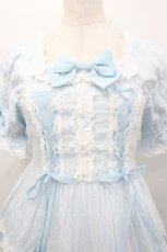 画像2: BABY,THE STARS SHINE BRIGHT / デザートワンピース  サックス I-26-04-29-078-BA-OP-SA-ZI (2)