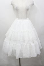 画像1: Hoshibako Works / 55ｃｍワイヤーパニエスカート  白 I-26-04-29-083-LO-SK-SA-ZI (1)