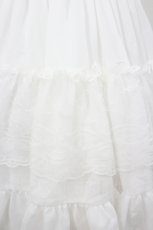 画像2: Hoshibako Works / 55ｃｍワイヤーパニエスカート  白 I-26-04-29-083-LO-SK-SA-ZI (2)