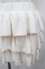 画像2: 中国ロリータ / 段々フリルドロワーズ L アイボリーＸピンク I-26-04-29-085-LO-PA-SA-ZI (2)