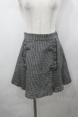 画像1: Ank Rouge / チェックフリルスカート  黒Ｘ白チェック I-26-04-29-086-CA-SK-SA-ZI (1)