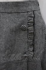 画像2: Ank Rouge / チェックフリルスカート  黒Ｘ白チェック I-26-04-29-086-CA-SK-SA-ZI (2)