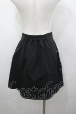 画像3: Jamie エーエヌケー / メッシュポケットスカート  黒Ｘ白 I-26-04-29-087-LO-SK-SA-ZI (3)