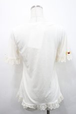 画像2: axes femme / ハシゴレース使いインナープルオーバー M アイボリー I-26-04-29-008-AX-TO-TE-ZI (2)