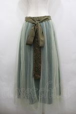 画像2: shimamura × chiharu / アナと雪の女王スカート L グリーン I-26-04-29-089-LO-SK-SA-ZI (2)