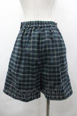 画像2: Fi.n.t / エンブレム釦サイドプリーツスカパン  グリーンチェック I-26-04-29-094-CA-PA-SA-ZI (2)