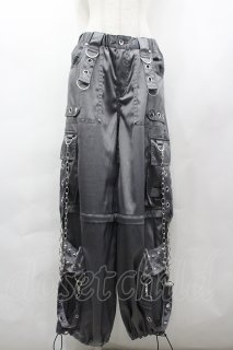 REFLEM / 2WAYワイドボンテージカーゴパンツ シルバー I-26-04-29-096