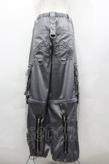 画像2: REFLEM / 2WAYワイドボンテージカーゴパンツ  シルバー I-26-04-29-096-PU-PA-SA-ZI (2)