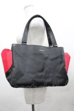 画像1: MILK / Two Heart Bag  黒Ｘ赤 I-26-04-29-102-ML-BG-SA-ZI (1)