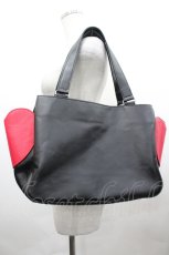 画像2: MILK / Two Heart Bag  黒Ｘ赤 I-26-04-29-102-ML-BG-SA-ZI (2)