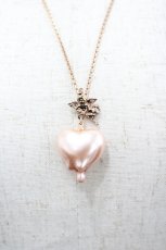 画像1: Q-pot. / スイートハートネックレスエンジェルネックレス  ピンク I-26-04-29-104-QP-AC-SA-ZI (1)