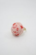 画像1: Q-pot. / Strawberry　Petit　Ice　Cream　Ring  ピンク I-26-04-29-105-QP-AC-SA-ZI (1)