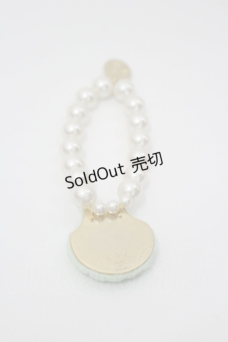 画像2: Q-pot. / シェルマカロンブレスレット  ミントＸ白 I-26-04-29-106-QP-AC-SA-ZI (2)