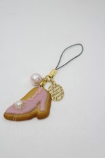 画像1: Q-pot. / High heel Sugar Cookieストラップ  ピンク I-26-04-29-107-QP-ZA-SA-ZI (1)