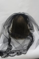 画像2: Morun x Muuna Stoik / ヴェールヘッドドレス  黒 I-26-04-29-110-LO-ZA-SA-ZI (2)