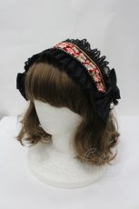 画像1: LOLITAその他(お買取対象外) / リボンタッセルヘッドドレス  黒 I-26-04-29-111-LO-AC-SA-ZI (1)