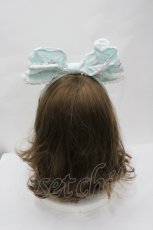 画像2: BABY,THE STARS SHINE BRIGHT / Cherry Cherry Fallin' Cherryリボンカチューシャ  ミント I-26-04-29-116-BA-AC-SA-ZI (2)
