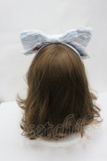 画像2: BABY,THE STARS SHINE BRIGHT / キャメロンカチューシャ  サックスＸ白 I-26-04-29-117-BA-AC-SA-ZI (2)