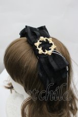 画像2: Hoshibako Works / リボンタルトカチューシャ  黒 I-26-04-29-119-LO-AC-SA-ZI (2)