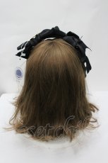 画像3: Hoshibako Works / リボンタルトカチューシャ  黒 I-26-04-29-119-LO-AC-SA-ZI (3)