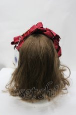 画像3: Hoshibako Works / リボンタルトカチューシャ  赤 I-26-04-29-120-LO-AC-SA-ZI (3)