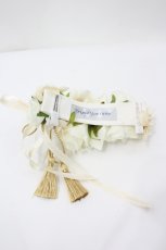 画像2: Triple fortune / ローズリボンタッセルヘッドドレス  アイボリー I-26-04-29-121-EL-AC-SA-ZI (2)