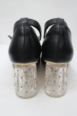画像3: axes femme POETIQUE / クリアヒールビジューパンプス L 黒 I-26-04-29-124-AX-SH-SA-ZI (3)