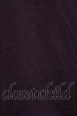 画像4: axes femme / 薔薇モチーフハイネックカットソー M パープル I-26-04-29-012-AX-TO-TE-ZI (4)