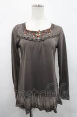 画像1: axes femme / ガーデンインナープルオーバー M ブラウン I-26-04-29-014-AX-TO-TE-ZI (1)