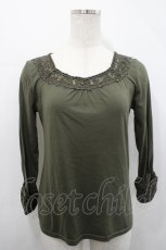 画像1: axes femme / 折り返し2WAYインナープルオーバー M カーキ I-26-04-29-015-AX-TO-TE-ZI (1)