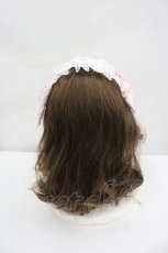 画像3: BABY,THE STARS SHINE BRIGHT / はしごレースリボンのヘッドドレス  ピンクＸ白 I-26-04-30-054-BA-AC-SA-ZI (3)