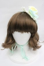 画像2: BABY,THE STARS SHINE BRIGHT / ローズガーデンヘッドドレス  ミント I-26-04-30-068-BA-AC-SA-ZI (2)