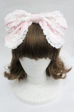 画像1: BABY,THE STARS SHINE BRIGHT / Romantic Dream Roseカチューシャ  ピンクＸ白 I-26-04-30-072-BA-AC-SA-ZI (1)