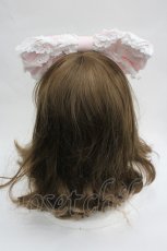 画像2: BABY,THE STARS SHINE BRIGHT / Romantic Dream Roseカチューシャ  ピンクＸ白 I-26-04-30-072-BA-AC-SA-ZI (2)