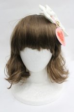 画像2: BABY,THE STARS SHINE BRIGHT / Fluffy Dream Ribbonカチューシャ  アイボリー I-26-04-30-077-BA-AC-SA-ZI (2)